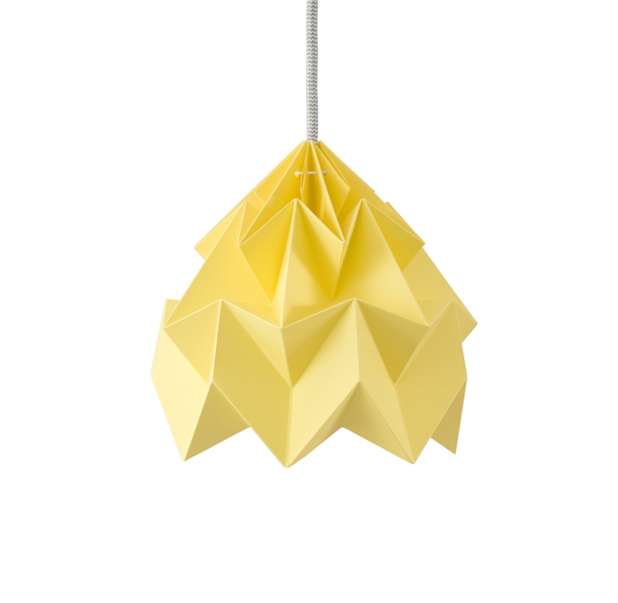 Petite suspension Origami Moth Jaune automne